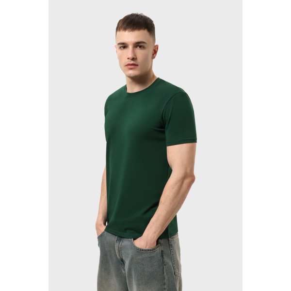 Футболка шоколад RAY PREMIUM FIT Темно-зелёный