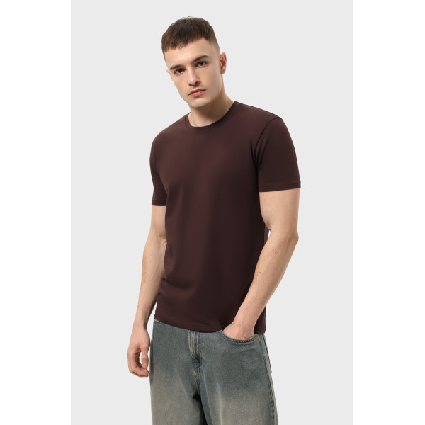 Футболка RAY PREMIUM FIT, шоколад, коричневый