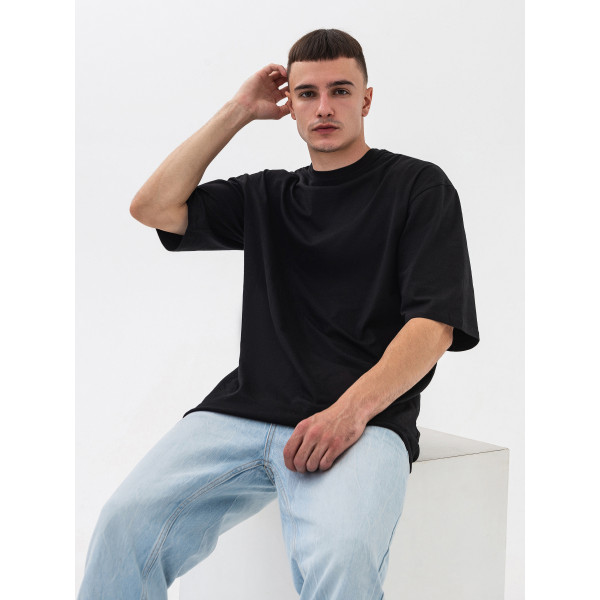 Футболка оверсайз шоколад RAY OVERSIZE Black