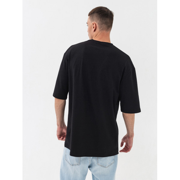 Футболка оверсайз шоколад RAY OVERSIZE Black