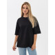 Футболка оверсайз шоколад RAY OVERSIZE Black