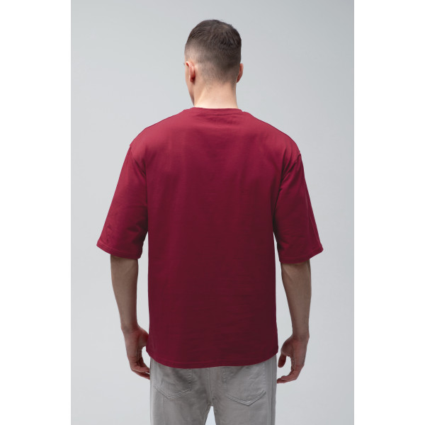RAY OVERSIZE Футболка оверсайз коричневая