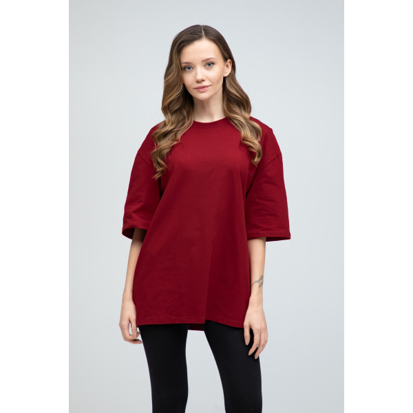 RAY OVERSIZE Футболка оверсайз коричневая