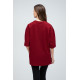 RAY OVERSIZE Футболка оверсайз коричневая