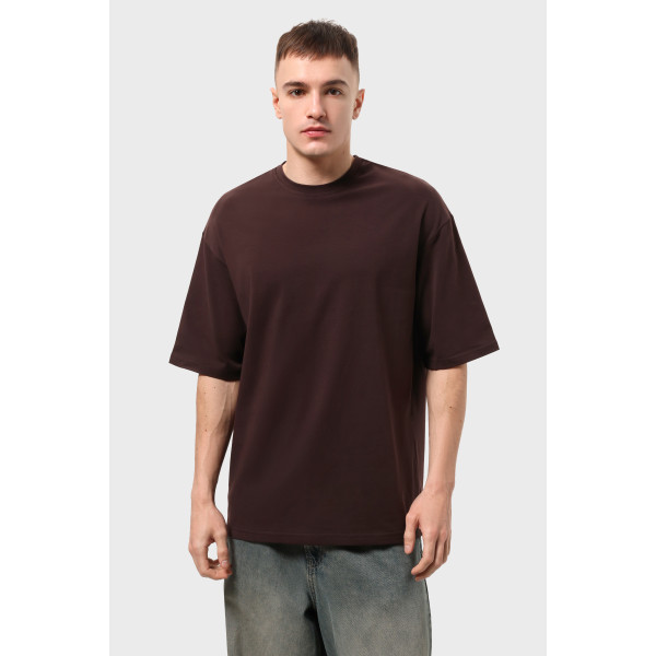 Футболка оверсайз шоколад RAY OVERSIZE Коричневий