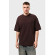 Футболка оверсайз шоколад RAY OVERSIZE Коричневий