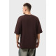 Футболка оверсайз шоколад RAY OVERSIZE Коричневий