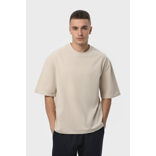 Футболка оверсайз шоколад RAY OVERSIZE Бежевий