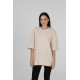 Футболка оверсайз шоколад RAY OVERSIZE Бежевий