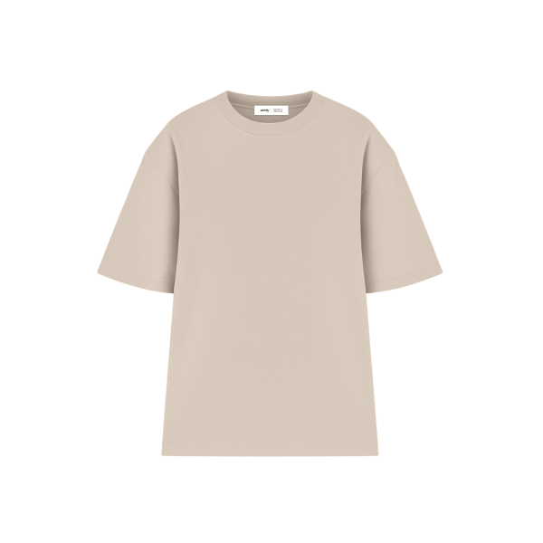 Футболка оверсайз шоколад RAY OVERSIZE Бежевий