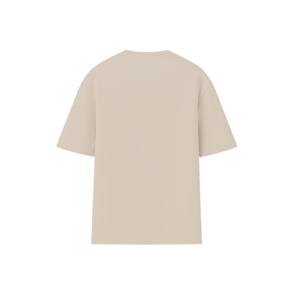 Футболка оверсайз шоколад RAY OVERSIZE Бежевий