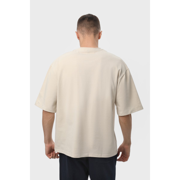 Футболка оверсайз шоколад RAY OVERSIZE Бежевий