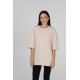 Футболка оверсайз шоколад RAY OVERSIZE Бежевий