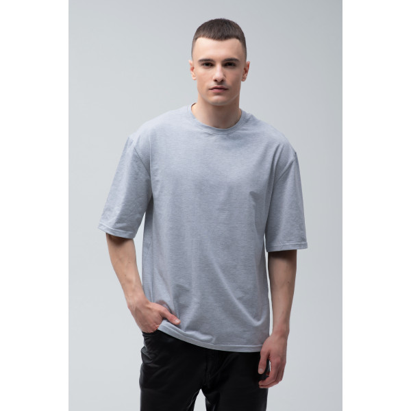 Футболка оверсайз шоколад RAY OVERSIZE  UNISEX Сірий