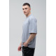Футболка оверсайз шоколад RAY OVERSIZE  UNISEX Сірий