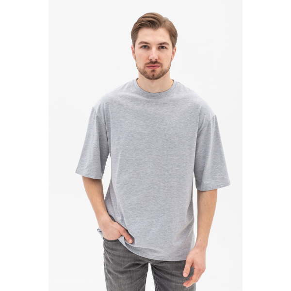 Футболка оверсайз шоколад RAY OVERSIZE  UNISEX Сірий