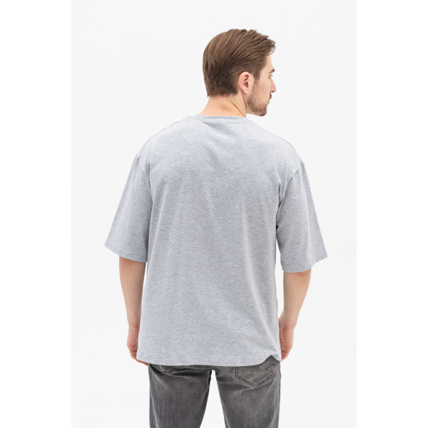 Футболка оверсайз шоколад RAY OVERSIZE  UNISEX Сірий