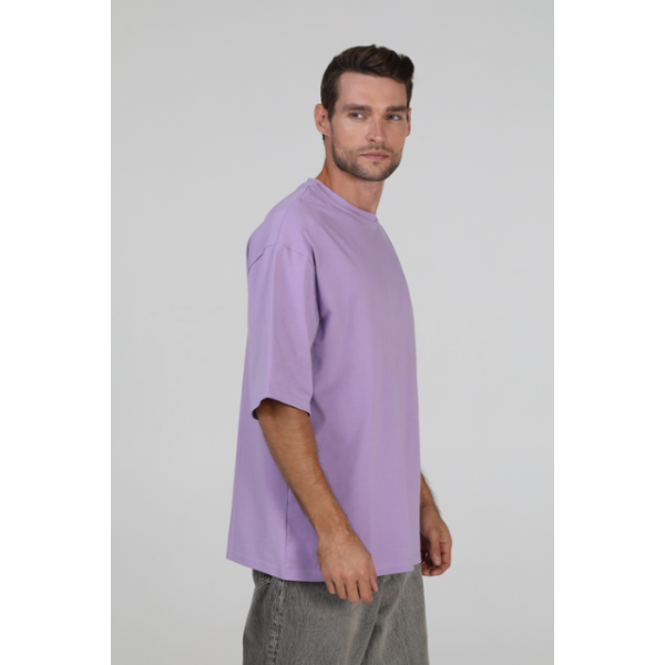 Футболка оверсайз шоколад RAY OVERSIZE Ліловий