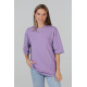 Футболка оверсайз шоколад RAY OVERSIZE Ліловий