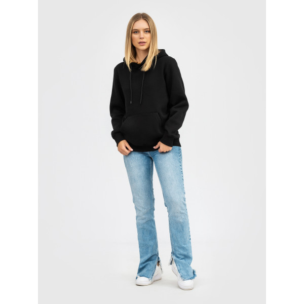 Худі утеплений чорний RAY BASIC  UNISEX Чорний