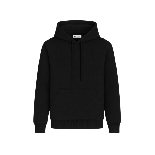 Худі утеплений чорний RAY BASIC  UNISEX Чорний