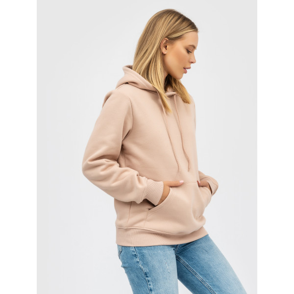 Худі утеплений чорний RAY BASIC  UNISEX Бежевий
