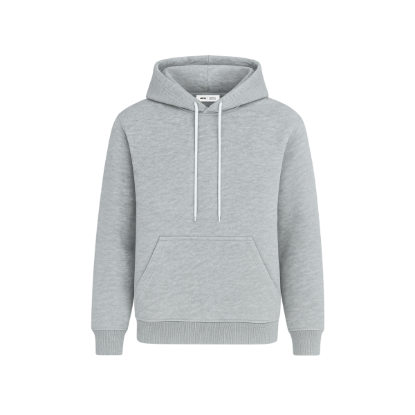 Худі утеплений чорний RAY BASIC  UNISEX Сірий