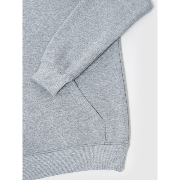 Худі утеплений чорний RAY BASIC  UNISEX Сірий
