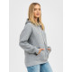 Худі утеплений чорний RAY BASIC  UNISEX Сірий