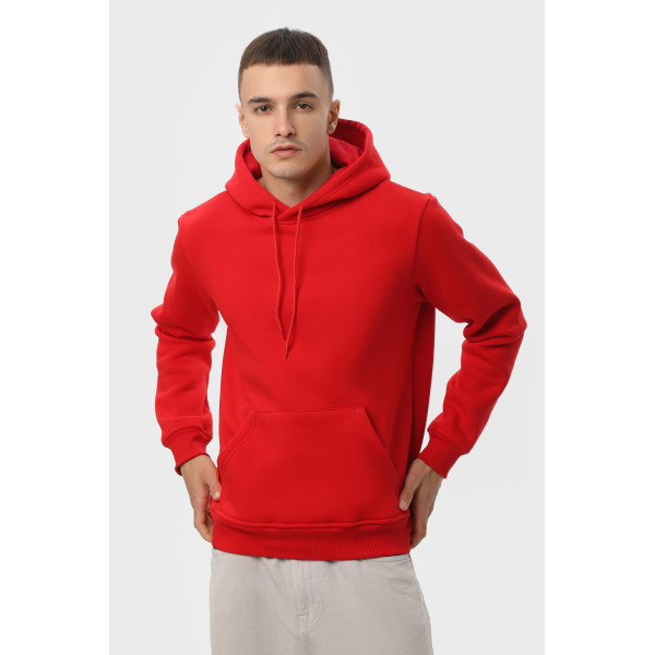 Худі утеплённый чёрный RAY BASIC Red