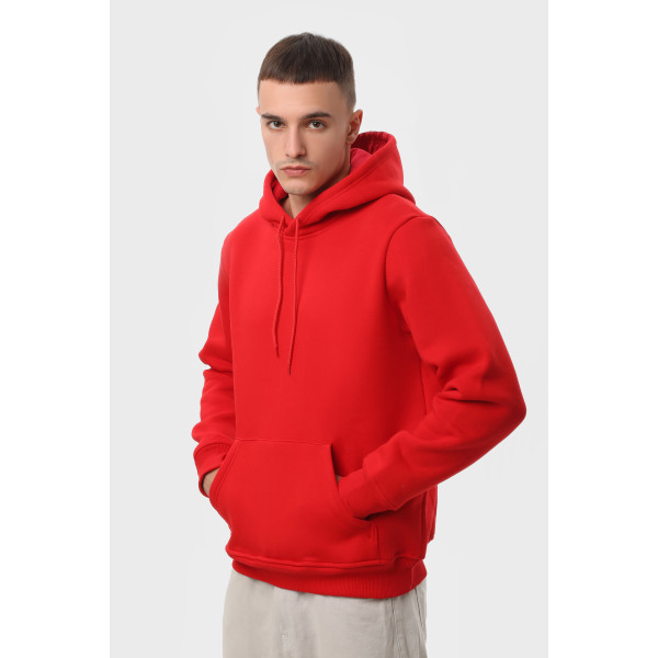 Худі утеплённый чёрный RAY BASIC Red