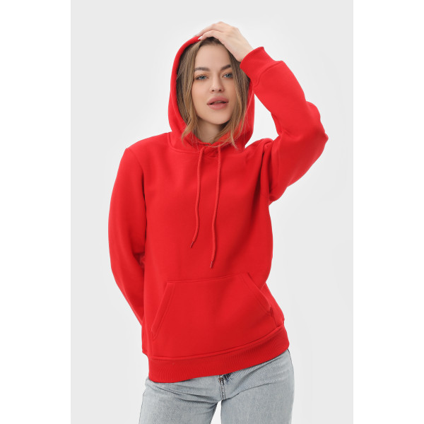 Худі утеплённый чёрный RAY BASIC Red