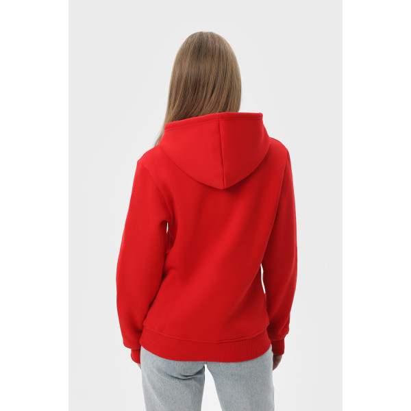 Худі утеплённый чёрный RAY BASIC Red
