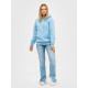 Худи утепленное RAY BASIC черное, Sky Blue