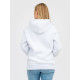 Худі утеплений чорний RAY BASIC  UNISEX Білий