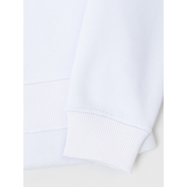 Худі утеплений чорний RAY BASIC  UNISEX Білий