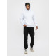 Худі утеплений чорний RAY BASIC  UNISEX Білий
