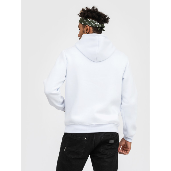 Худі утеплений чорний RAY BASIC  UNISEX Білий
