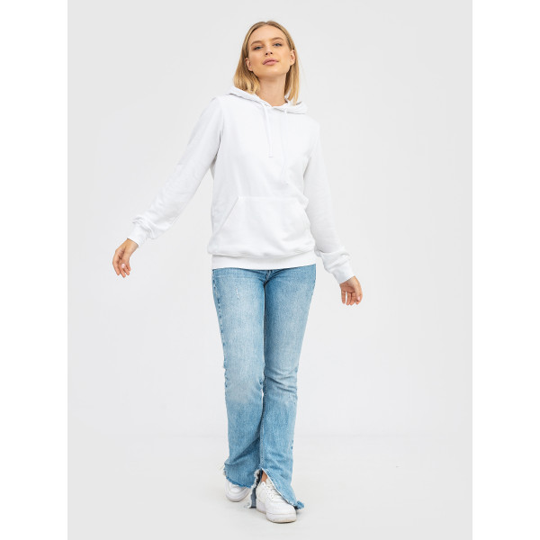 Худі полегшений чорний RAY BASIC  UNISEX Білий