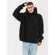 Худі оверсайз утеплений шоколадний  RAY OVERSIZE Чорний