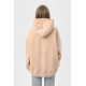 Худи оверсайз утеплённое RAY OVERSIZE, чёрный, бежевый