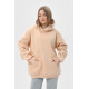 Худи оверсайз утеплённое RAY OVERSIZE, чёрный, бежевый