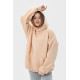 Худи оверсайз утеплённое RAY OVERSIZE, чёрный, бежевый