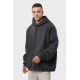 Худи оверсайз утеплённое чёрное RAY OVERSIZE серый