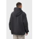 Худи оверсайз утеплённое чёрное RAY OVERSIZE серый