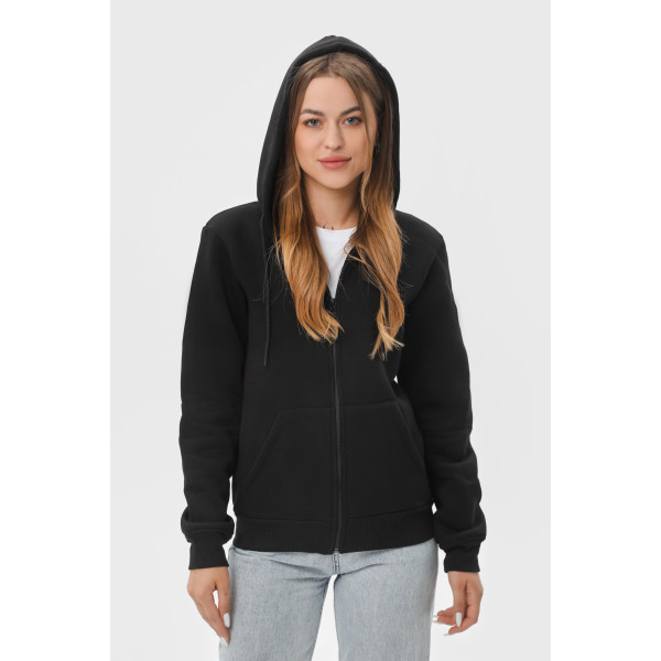 Худі утепленный на замке RAY BASIC U0405L-Black, Сірий