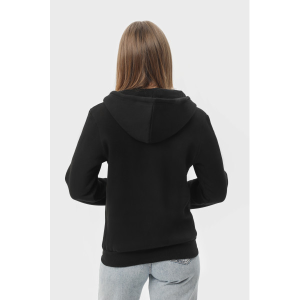 Худі утепленный на замке RAY BASIC U0405L-Black, Сірий
