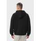 Худи на замке RAY PREMIUM LOOSE, чёрный