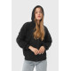 Худи на замке RAY PREMIUM LOOSE, чёрный