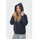 Худі на замку чорний RAY PREMIUM LOOSE  UNISEX Синій